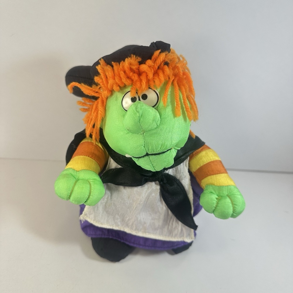 Funny Laughing Nylon Witch Halloween Decor Laughs and Bounces 8 Inches